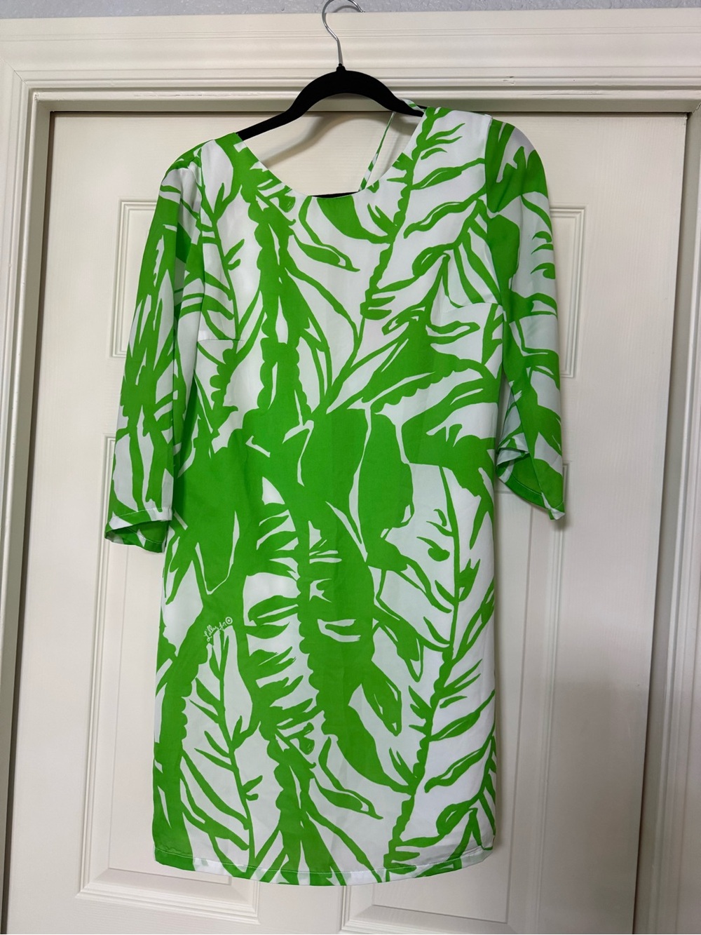 Lilly Pulitzer for Target White and Bright Green dress